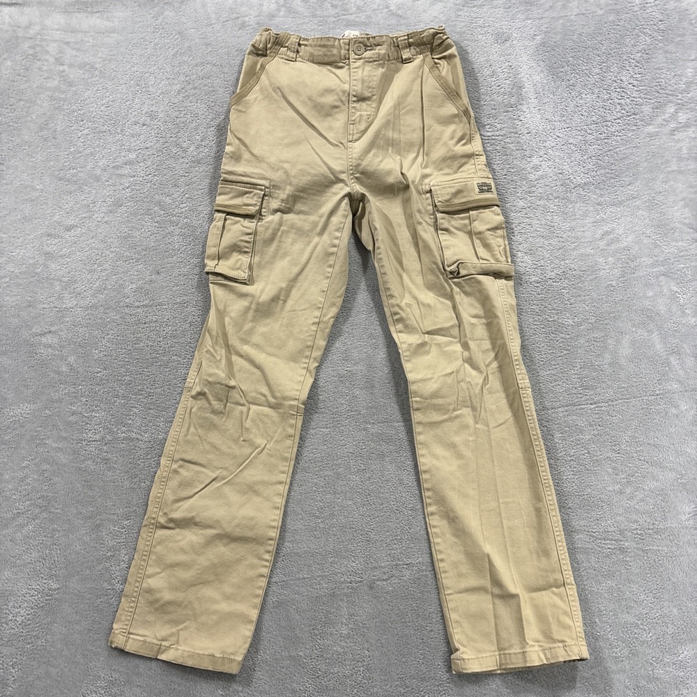 Levi's XX Chino Khaki EZ Pants Men's 29 Elastic Adjustable Waist Skinny Outdoors